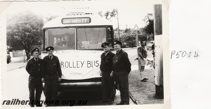 P05014
The last run of trolley buses in Perth, special tour by the WA Div of the ARHS
