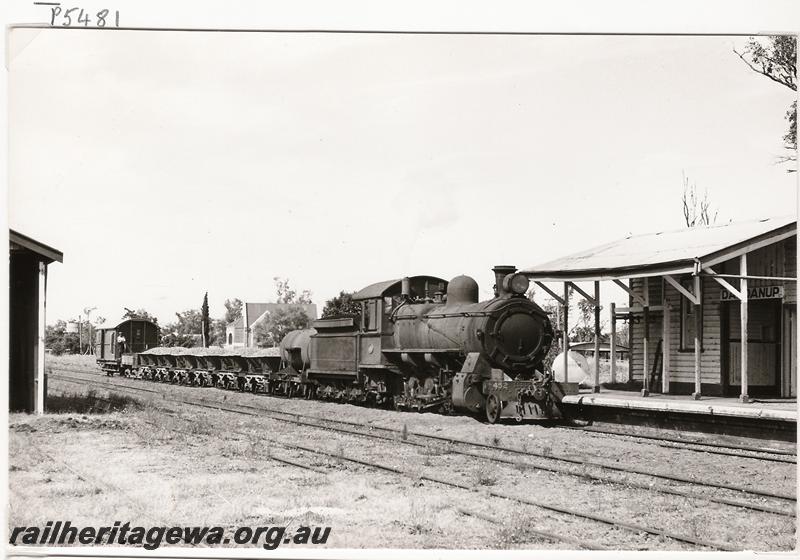 P05481
FS class 452, Station, Dardanup. PP line, ballast train
