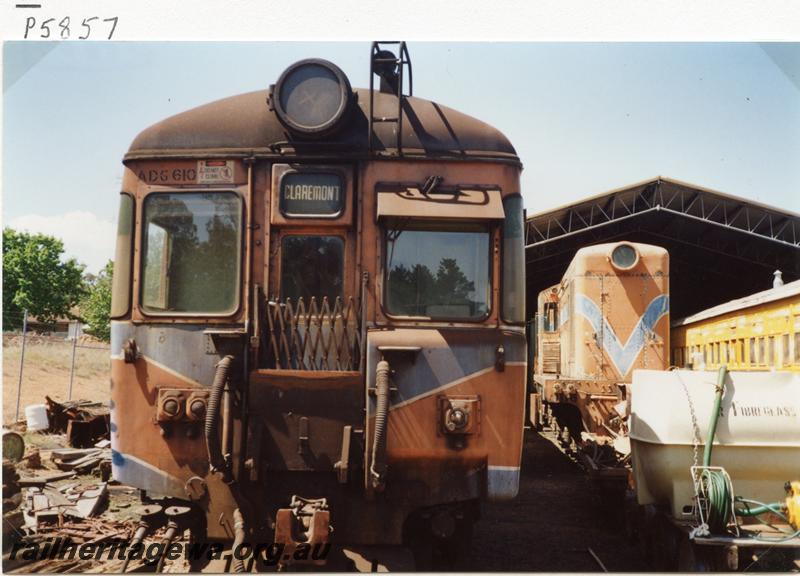 P05857
ADG class 610, Y class 1116, Dwellingup, having been purchased from Westrail by David Hockey
