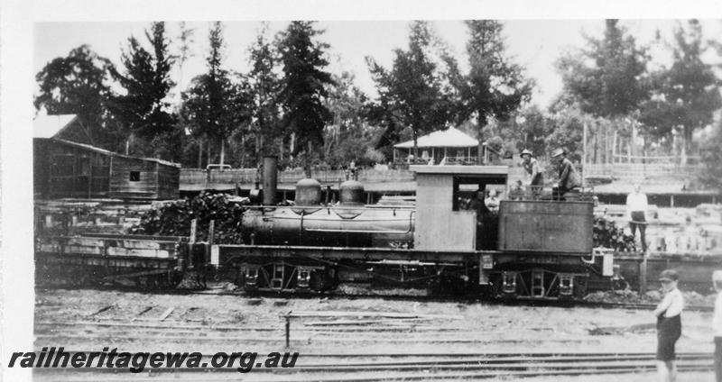 P05943
Millars Shay loco, East Kirup, non cylinder side view, same as P4639
