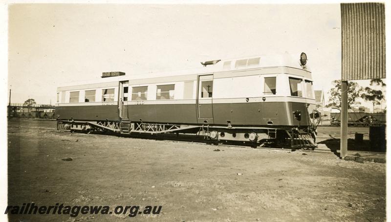P06334
ADE class, East Perth loco depot, side and front view

