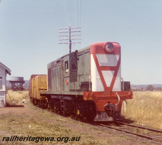 P06499
Y class 1111, Midland Yard, shunting, side and front view
