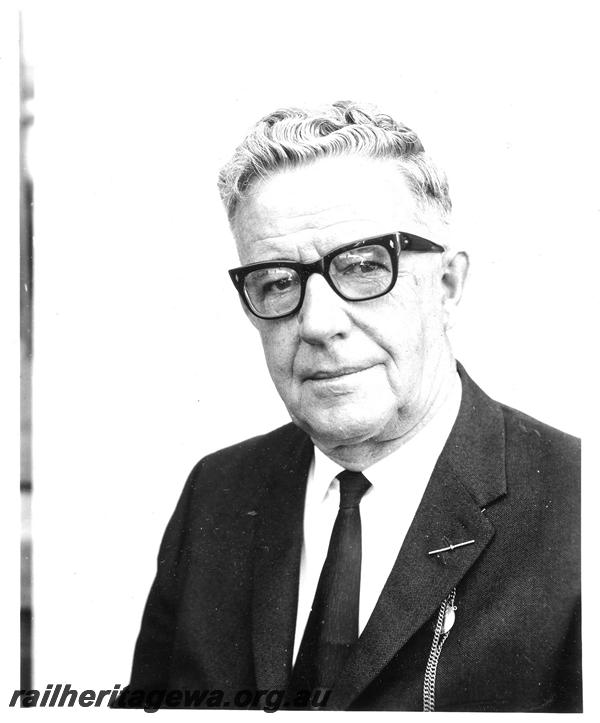 P07167
WAGR Official, Mr H. T. Williams, portrait
