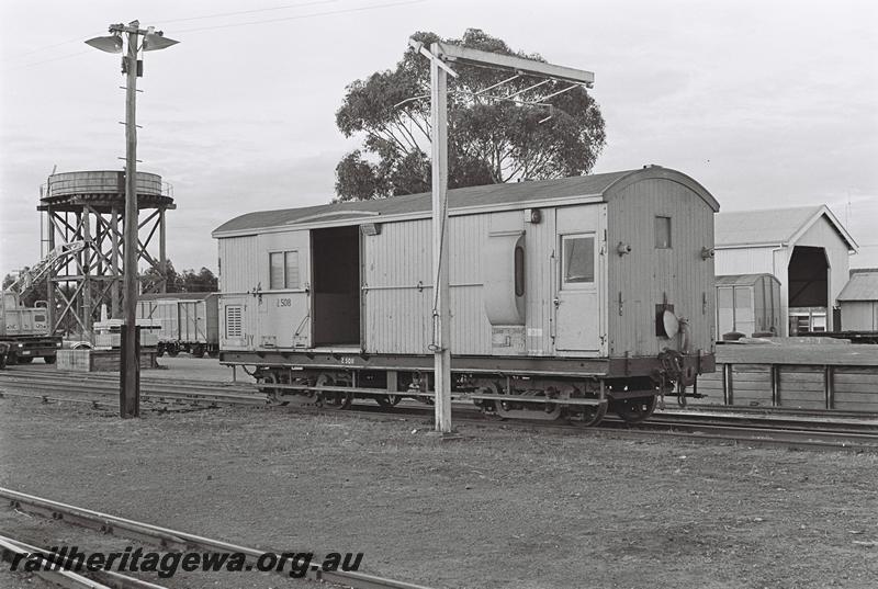 P09304
Z class 508, loading gauge, water tower with circular tank, side and end view. Katanning, GSR line
