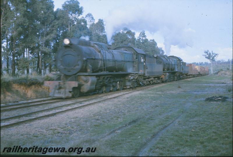 P09717
S class, S class on No 70 goods passing loop points. PP line.
