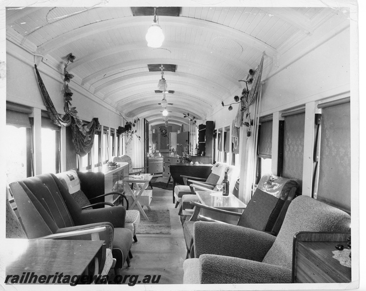 P10765
A converted narrow gauge carriage set up as a trade display vehicle.

