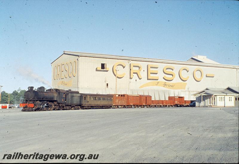 P11436
U class 655, AD class carriage as brakevan, Cresco fertilizer works. ER line.
