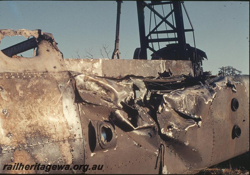 P11994
Y class 1105, top detail, Mundijong Junction accident. SWR line.
