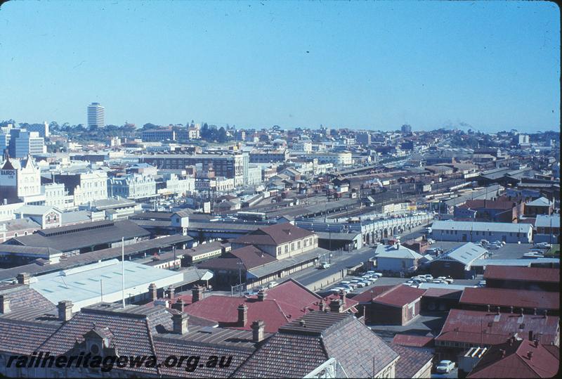 P12244
Perth goods yard from top of Canterbury Court. ER line.

