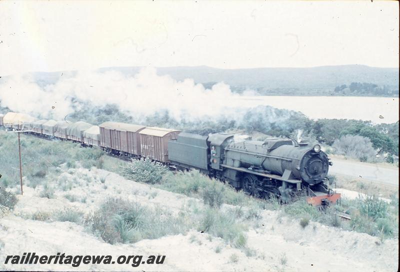 P12452
V class, on 10 goods, near Elleker, GSR line.
