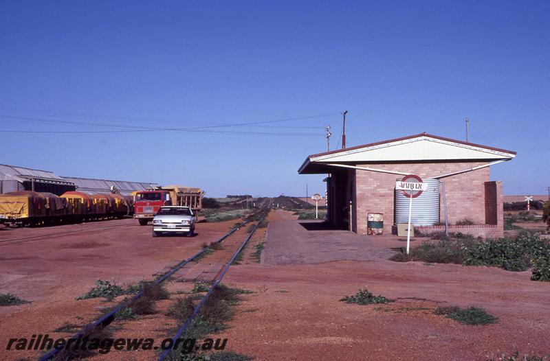 P12513
Station building, Wubin end view south side, EM line

