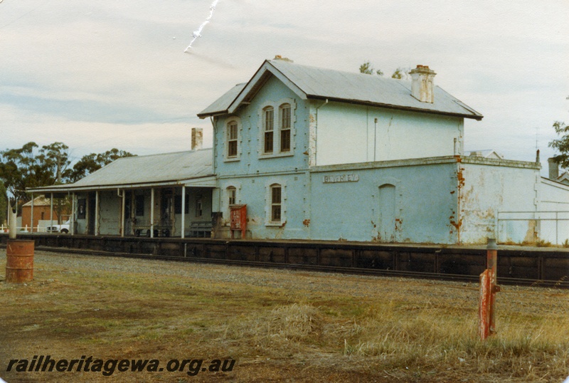 P14795
2 of 4 images of the station buildings at Beverley, GSR line, main building, north end and trackside view
