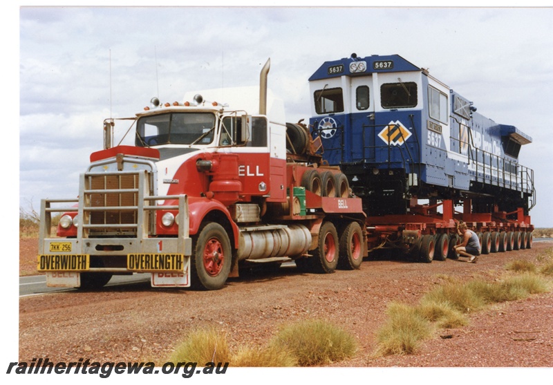 P18848
BHP Iron Ore (BHPIO) CM40-8M class 5637 
