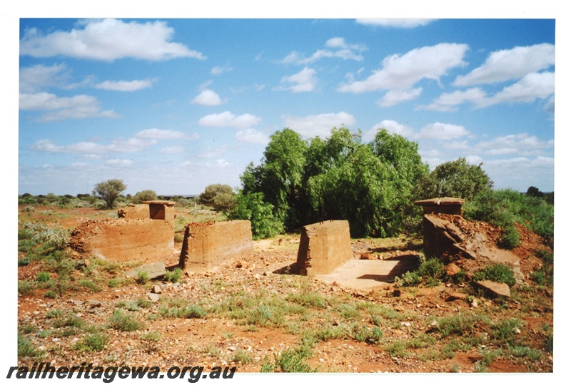 P18969
Remains of railway bridge, Morgans, KL line
