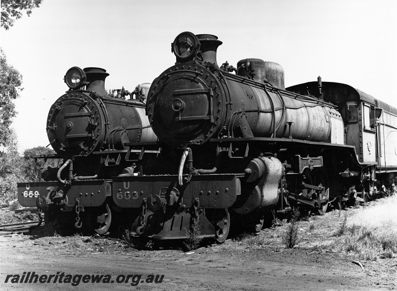 P20645
U Class 659, U Class 653, Salvage Yard, Midland Workshops, awaiting scrapping

