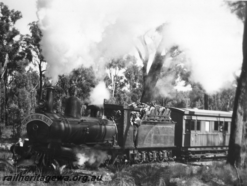 P20660
Millars G Class 61, AA Class 206 carriage, Jarrahdale line, ARHS tour
