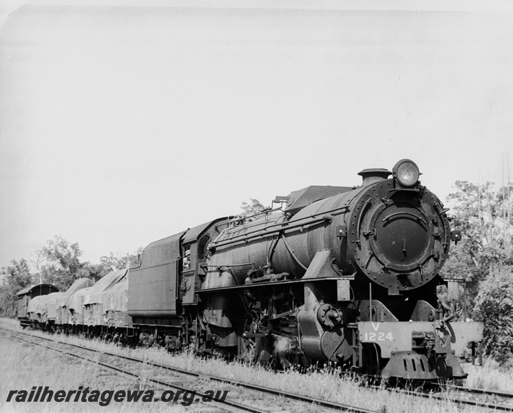P20665
V Class 1224, short goods train bound for York, unknown location, ER line
