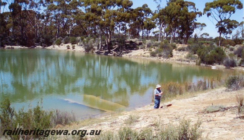 P20718
Railway Dam at Bromus. CE line. 
