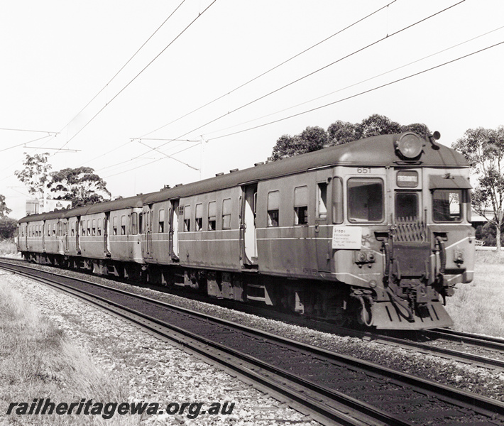 P20912
Suburban DMU, railcar 615 leading, stops board showing 
