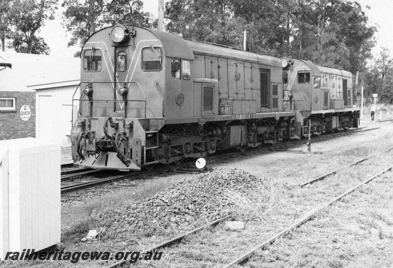 P21726
F class 40 and F class 46 light engines at Bridgetown. PP line
