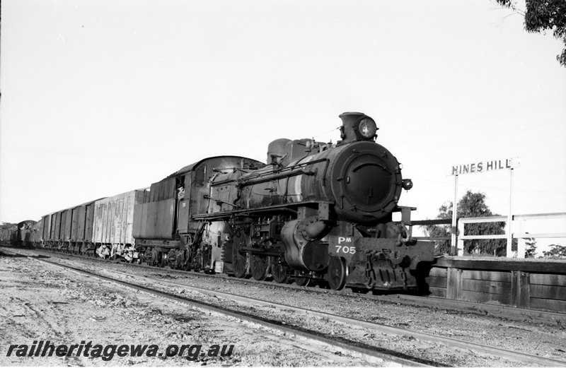 P22659
PM Class 705 No 108 goods for Avon at Hines Hill, EGR line.
