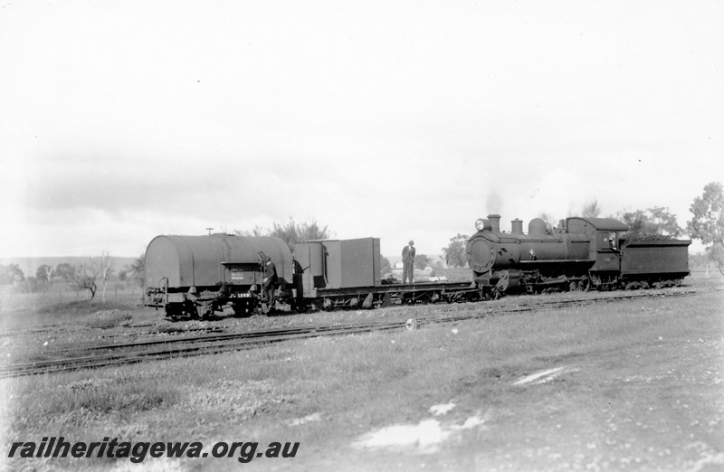 P23117
E class 337 loco on Weedex train including U class 2980 Weedex wagon, JA class 1509 with 