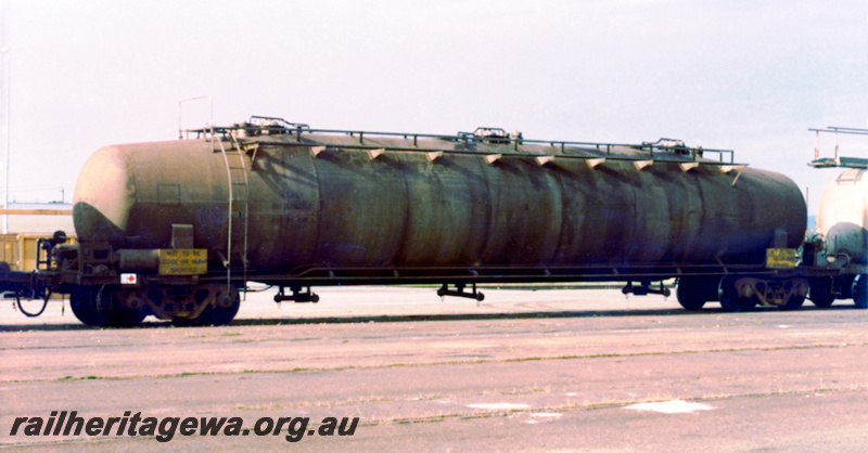 P23738
WJJ class fuel tank standard gauge, Two of these tankers were built  one each for  Caltex and Ampol   -side view 

