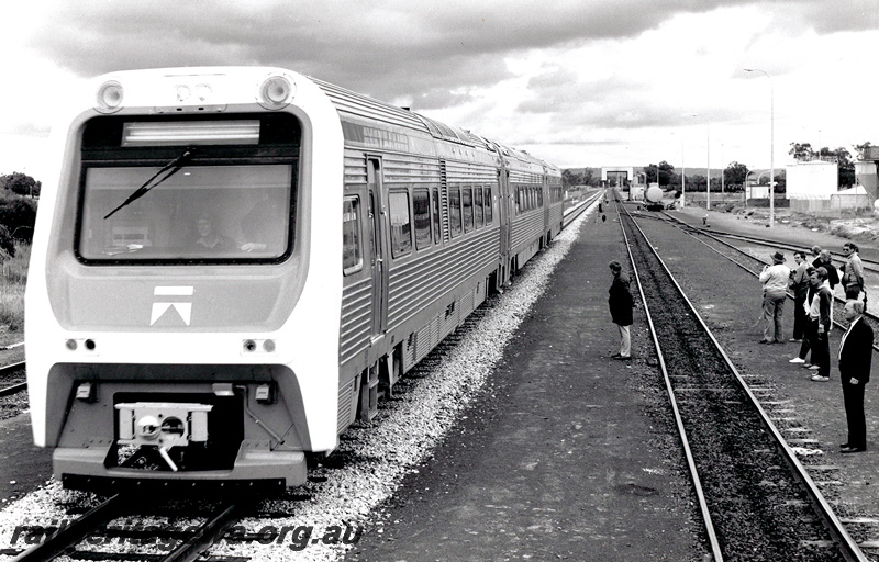 P24068
Australind railcar ADP and ADQ  at Picton  - on trial before entering service. SWR line 
