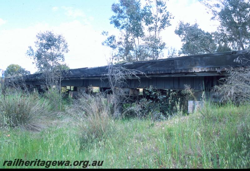 T01034
Disused trestle bridge, Darkan railway precinct, West Arthur, BN line
