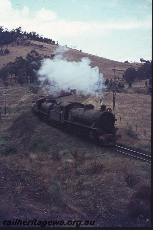 T02343
W class 920, W class 936, climbing Olive Hill, BN line, on No.171 goods train
