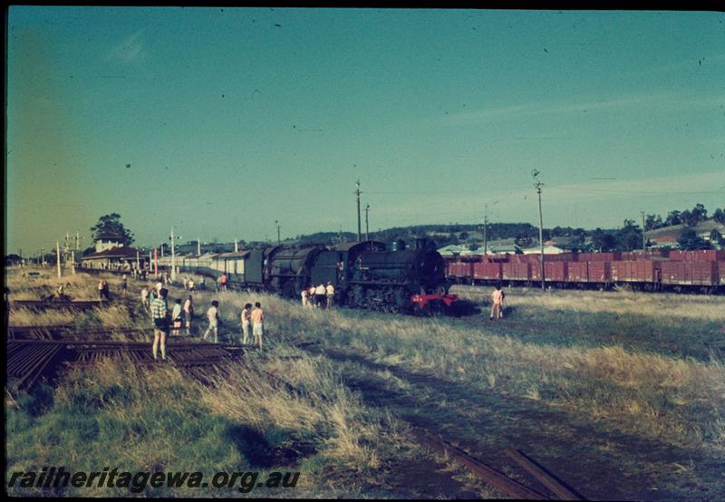 T03306
W class 943, double heading with V class 1217, Brunswick Junction, SWR line, ARHS tour train to Collie
