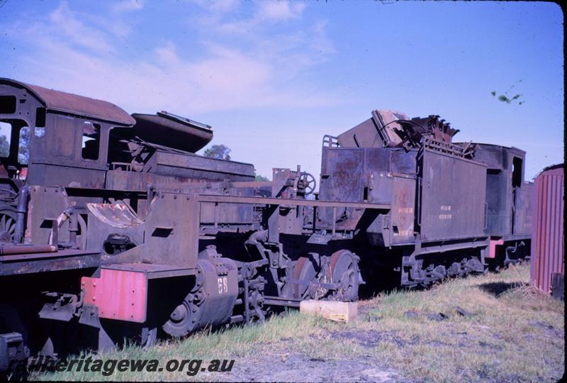T03475
Q class 63, Midland graveyard, partially cut up 
