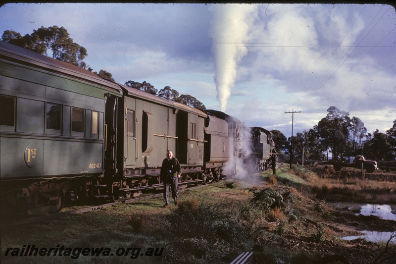 T05265
Two steam locos double heading ARHS tour train 