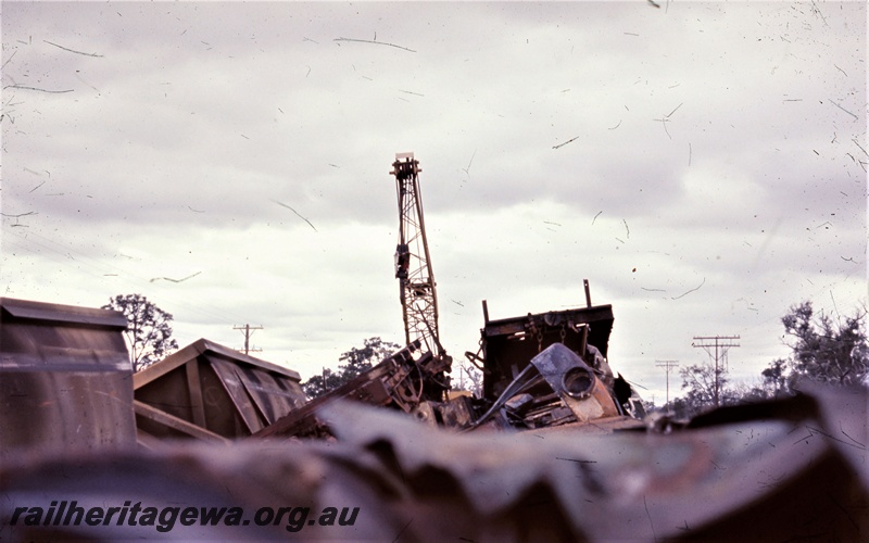 T05557
Mundijong Junction scene of derailment involving V class 1206 and Y class 1105. SWR line

