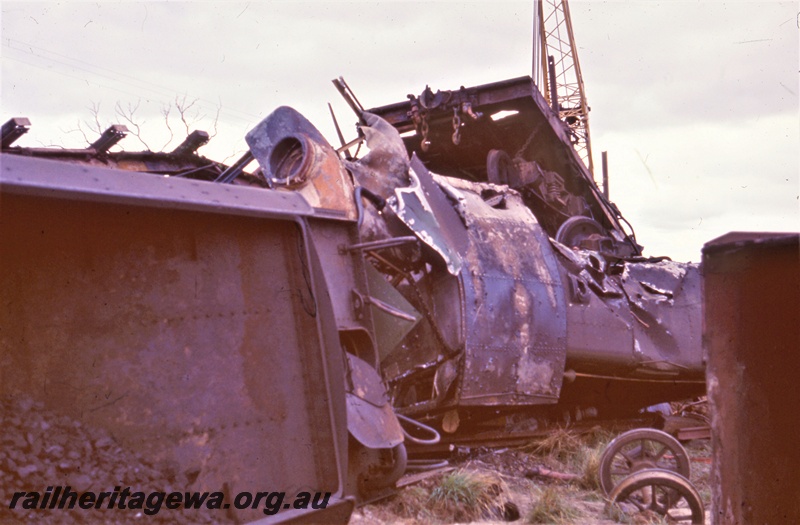 T05563
Mundijong Junction scene of derailment involving V class 1206 and Y class 1105. SWR line
