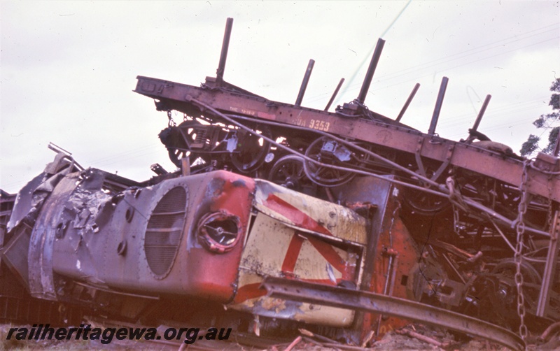 T05566
Mundijong Junction scene of derailment involving V class 1206 and Y class 1105. SWR line
