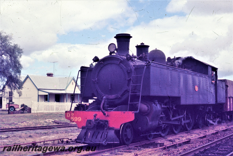 T05616
Dd class 599 hauling goods train through Cannington. SWR line
