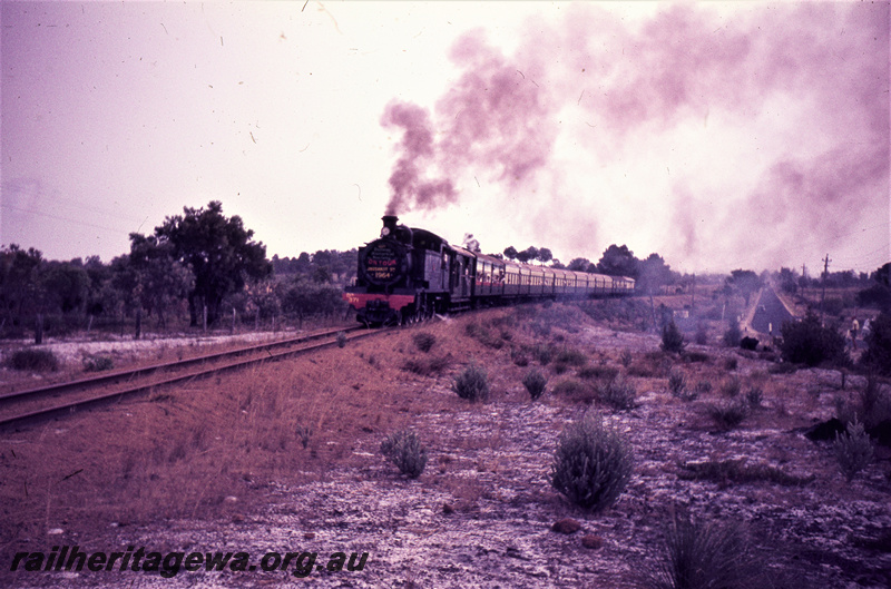 T05642
Ds class 371 hauling ARHS Jandakot tour near Bibra Lake. SWR line. 

