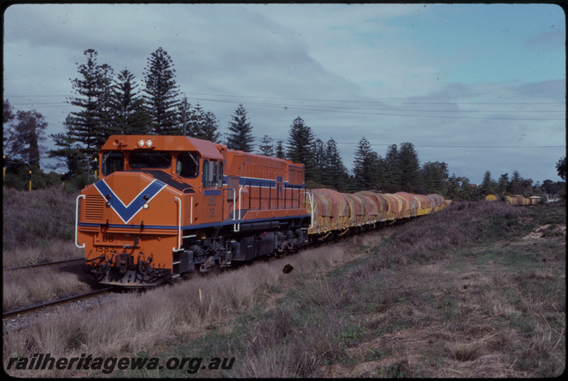 T07629
DB Class 1582, Down goods train, between Karrakatta and Shenton Park, ER line
