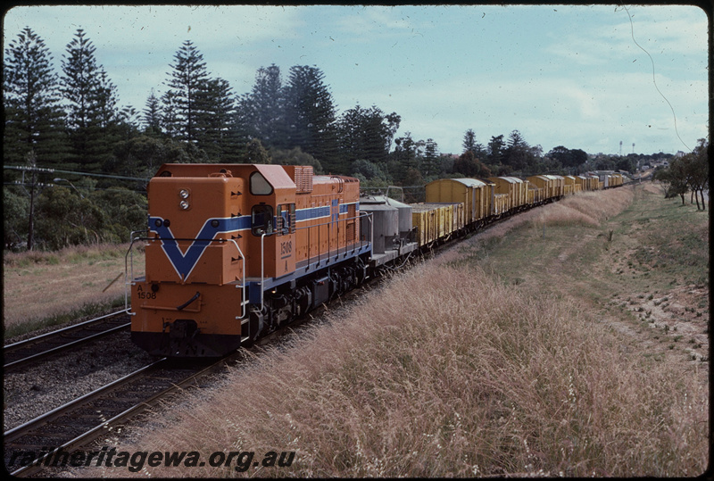 T07980
A Class 1508, Down goods train, between Karrakatta and Shenton Park, ER line
