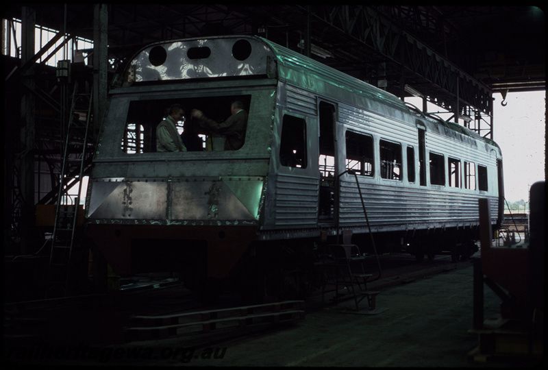 T08294
ADP Class Australind railcar under construction, Comeng, Bassendean
