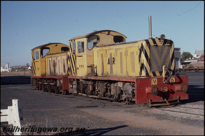 T08339
Ex-Tasmanian Government Railways V Class 5, V Class 4, purchased by Hotham Valley Railway, awaiting transfer to Pinjarra, North Fremantle
