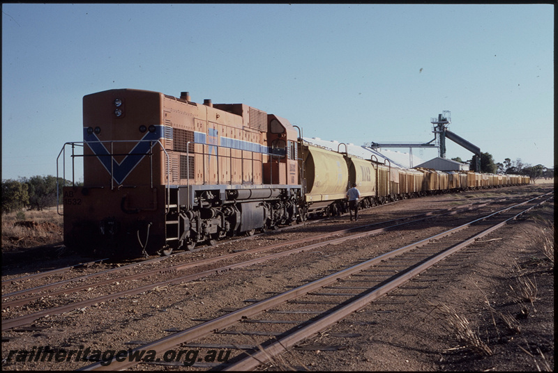 T08352
AB Class 1532, grain train, shunting, Greenhills CBH, YB line
